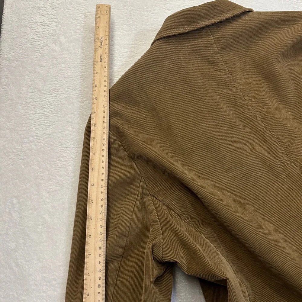 J.Crew Vintage Cord Sport Coat Blazer Sz XL Brown Corduroy Cotton Jacket Unlined